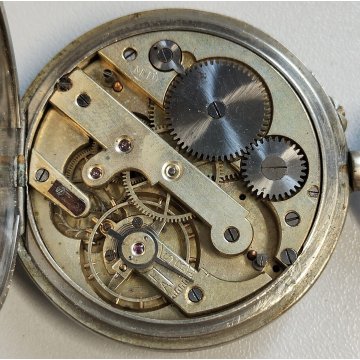 ANTICO OROLOGIO TASCA Pubblicità DOMENICO BINAGHI STRESA anni 60 POCKET WATCH MD