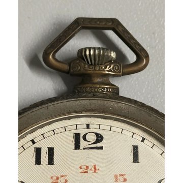 ANTICO OROLOGIO TASCA Pubblicità FERNET BRANCA anni 60 OLD POCKET WATCH Henex