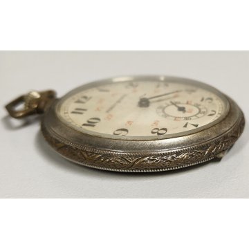 ANTICO OROLOGIO TASCA Pubblicità FERNET BRANCA anni 60 OLD POCKET WATCH Henex