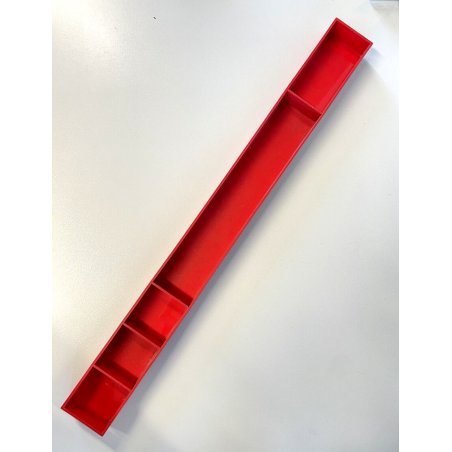 PORTAOGGETTI SCRIVANIA ORGANIZER DESIGN Pio Manzù KARTELL 4643 ROSSO ANNI '70