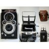 MACCHINA FOTOGRAFICA REFLEX RIFLESSIVA 6x6 VINTAGE  FERRANIA ELIOFLEX (1950)