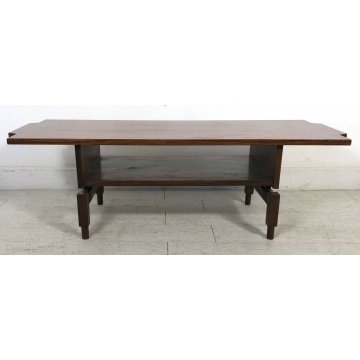 TAVOLINO CLAUDIO SALOCCHI COFFEE TABLE DESIGN VINTAGE MID CENTURY LEGNO 1960 ITA