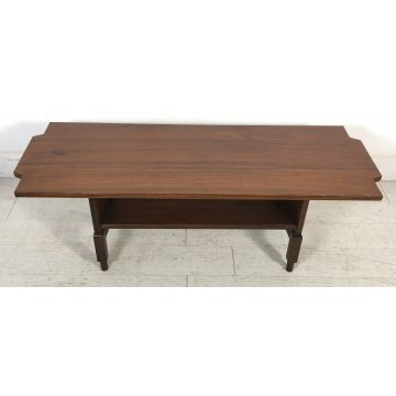 TAVOLINO CLAUDIO SALOCCHI COFFEE TABLE DESIGN VINTAGE MID CENTURY LEGNO 1960 ITA