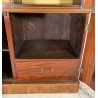 ANTICA CREDENZA BUFFET ART NOUVEAU 4 ANTE PRIMI 900 LEGNO VETRINA DISPENSA EPOCA