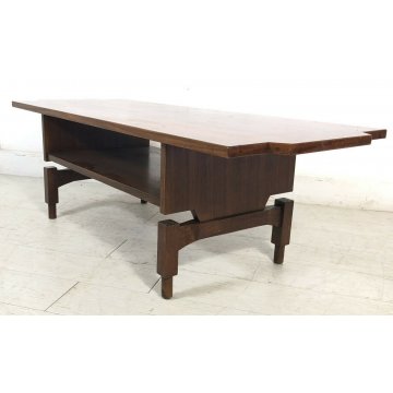 TAVOLINO CLAUDIO SALOCCHI COFFEE TABLE DESIGN VINTAGE MID CENTURY LEGNO 1960 ITA