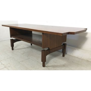 TAVOLINO CLAUDIO SALOCCHI COFFEE TABLE DESIGN VINTAGE MID CENTURY LEGNO 1960 ITA