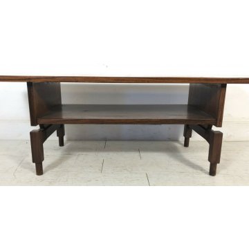 TAVOLINO CLAUDIO SALOCCHI COFFEE TABLE DESIGN VINTAGE MID CENTURY LEGNO 1960 ITA