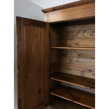 ANTICO GRANDE ARMADIO DOPPIO CORPO LEGNO PIOPPO 2 ANTE GUARDAROBA EPOCA MOBILE 