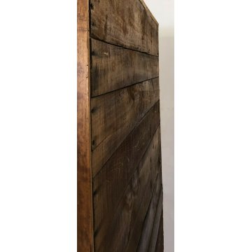 ANTICO GRANDE ARMADIO DOPPIO CORPO LEGNO PIOPPO 2 ANTE GUARDAROBA EPOCA MOBILE 