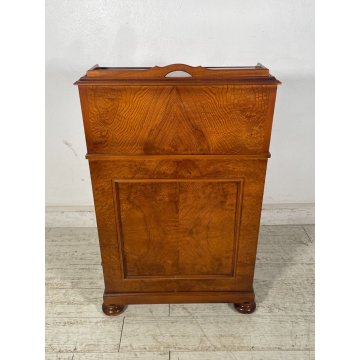 ANTICO DAVENPORT SCRITTOIO SECRETAIRE INGLESE LEGNO RADICA SCRIVANIA ANNI 60