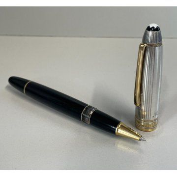 PENNA SFERA MONTBLANC DOUE 146 SOLITAIRE ARGENTO 925 BALLPOINT PEN ROLLER