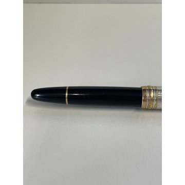 PENNA SFERA MONTBLANC DOUE 146 SOLITAIRE ARGENTO 925 BALLPOINT PEN ROLLER