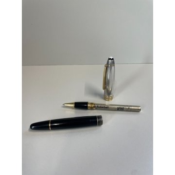 PENNA SFERA MONTBLANC DOUE 146 SOLITAIRE ARGENTO 925 BALLPOINT PEN ROLLER