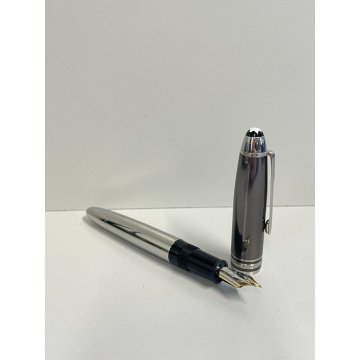 PENNA STILOGRAFICA MONTBLANC 146 SOLITAIRE LE GRAND HEMATITE ORO 18K FOUNTAIN