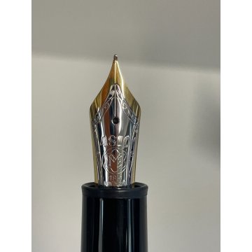 PENNA STILOGRAFICA MONTBLANC 146 SOLITAIRE LE GRAND HEMATITE ORO 18K FOUNTAIN