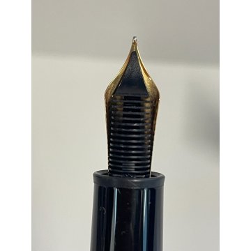 PENNA STILOGRAFICA MONTBLANC 146 SOLITAIRE LE GRAND HEMATITE ORO 18K FOUNTAIN