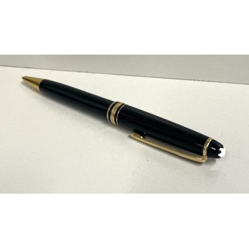 PENNA SFERA MONTBLANC MEISTERSTUCK CAPOLAVORO 164 BALLPOINT PEN NERA DORATA