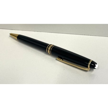 PENNA SFERA MONTBLANC MEISTERSTUCK CAPOLAVORO 164 BALLPOINT PEN NERA DORATA