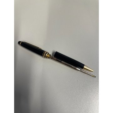 PENNA SFERA MONTBLANC MEISTERSTUCK CAPOLAVORO 164 BALLPOINT PEN NERA DORATA