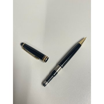 PENNA PORTAMINE MATITA MONTBLANC MEISTERSTUCK GOLD COATED CLASSIQUE NERA DORATA