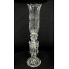 CANDELABRO PORTACANDELA CRISTALLO BACCARAT LUXURY CRYSTAL CANDELSTICK 55cm/h '70