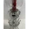 CANDELABRO PORTACANDELA CRISTALLO BACCARAT LUXURY CRYSTAL CANDELSTICK 55cm/h '70