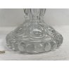 CANDELABRO PORTACANDELA CRISTALLO BACCARAT LUXURY CRYSTAL CANDELSTICK 55cm/h '70