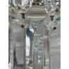 CANDELABRO PORTACANDELA CRISTALLO BACCARAT LUXURY CRYSTAL CANDELSTICK 55cm/h '70
