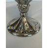 COPPIA COPPA GOBLET CALICE CUORE ARGENTATO Heart to Heart WEDDING ANNIVERSARY