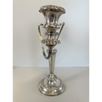 CANDELABRO VINTAGE SILVER PLATED Ellis & Barker 3 BRACCI 3 FIAMME MID CENTURY UK