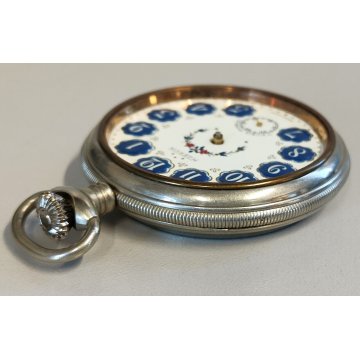 ANTICO OROLOGIO TASCA H. Gervin EPOCA 900 OLD POCKET WATCH Montre de Poche BOX