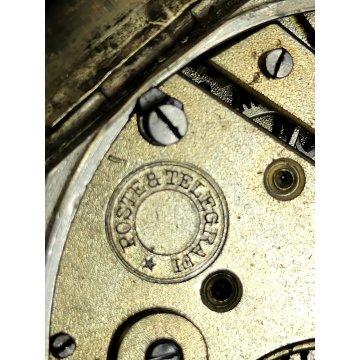 ANTICO OROLOGIO TASCA Poste & Telegrafi EPOCA 900 taschino OLD POCKET WATCH