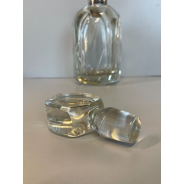 ANTICA BOTTIGLIA ART DECO PORTA LIQUORI BOTTLE CARAFFA ANNI '30 ARGENTO 800