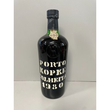 ANTICA BOTTIGLIA VINO PORTO KOPKE COLHEITA '1980 75CL 20% PORTOGALLO LONDON