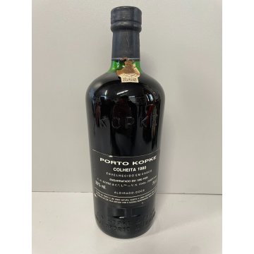 ANTICA BOTTIGLIA VINO PORTO KOPKE COLHEITA '1980 75CL 20% PORTOGALLO LONDON