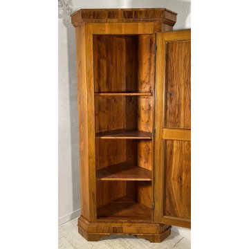 ANTICA ANGOLIERA LOMBARDA CREDENZA LEGNO PRIMI 900 MOBILE DISPENSA CUCINA ANGOLO