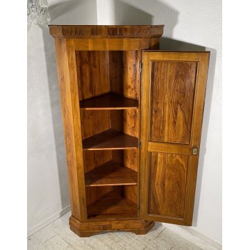 ANTICA ANGOLIERA LOMBARDA CREDENZA LEGNO PRIMI 900 MOBILE DISPENSA CUCINA ANGOLO