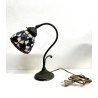 LAMPADA ABATJOUR ART NOUVEAU STILE TIFFANY VINTAGE TABLE LAMP FLOWER 33 cm/h