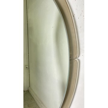 SPECCHIO da PARETE VINTAGE ANNI 70/80 SPECCHIERA OVALE VETRO DESIGN BAGNO MIRROR