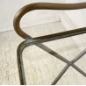 CARRELLO BAR DESIGN ANNI 60 VINTAGE ITALY BAR TROLLEY 2 RIPIANI OLD OTTONE VETRO