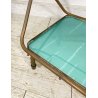 CARRELLO BAR DESIGN ANNI 60 VINTAGE ITALY BAR TROLLEY 2 RIPIANI OLD OTTONE VETRO