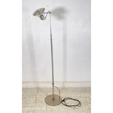 LAMPADA DA TERRA DESIGN ANNI 70 VINTAGE METALLO LUCE FLOOR LAMP PIANTANA