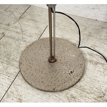 LAMPADA DA TERRA DESIGN ANNI 70 VINTAGE METALLO LUCE FLOOR LAMP PIANTANA