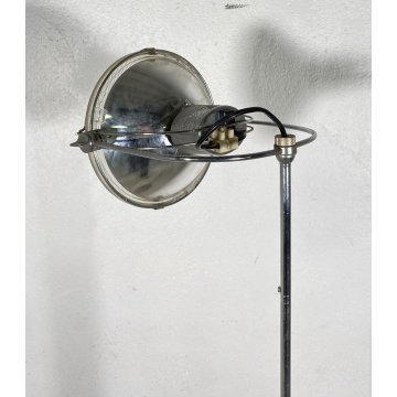 LAMPADA DA TERRA DESIGN ANNI 70 VINTAGE METALLO LUCE FLOOR LAMP PIANTANA