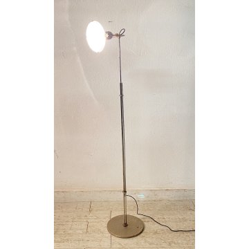 LAMPADA DA TERRA DESIGN ANNI 70 VINTAGE METALLO LUCE FLOOR LAMP PIANTANA