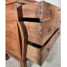 ANTICO COMO IMPERO 3 CASSETTI epoca 800 legno NOCE CASSETTONE MOBILE CASSETTIERA