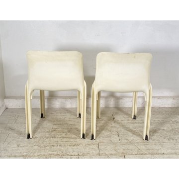 COPPIA SEDIA DESIGN Vico Magistretti Artemide MOD. Selene ANNI 60 VINTAGE CHAIR