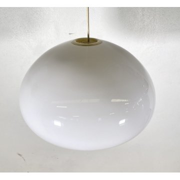 LAMPADARIO SOSPENSIONE Achille Castiglioni Black And White FLOS VETRO LAMP 1965