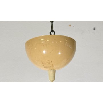 LAMPADARIO SOSPENSIONE Achille Castiglioni Black And White FLOS VETRO LAMP 1965