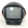 ANTICO TELEVISORE PHILIPS DISCOVERER VINTAGE CASCO 1980 TELEVISIONE FUNZIONANTE 